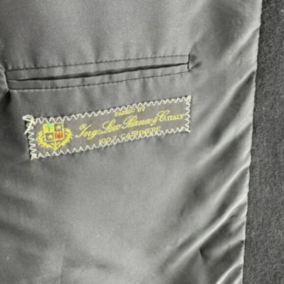 John W Nordstrom x Loro Piana Black 100% Cashmere 2-Btn Blazer Jacket 44L‎ - Picture 8 of 11